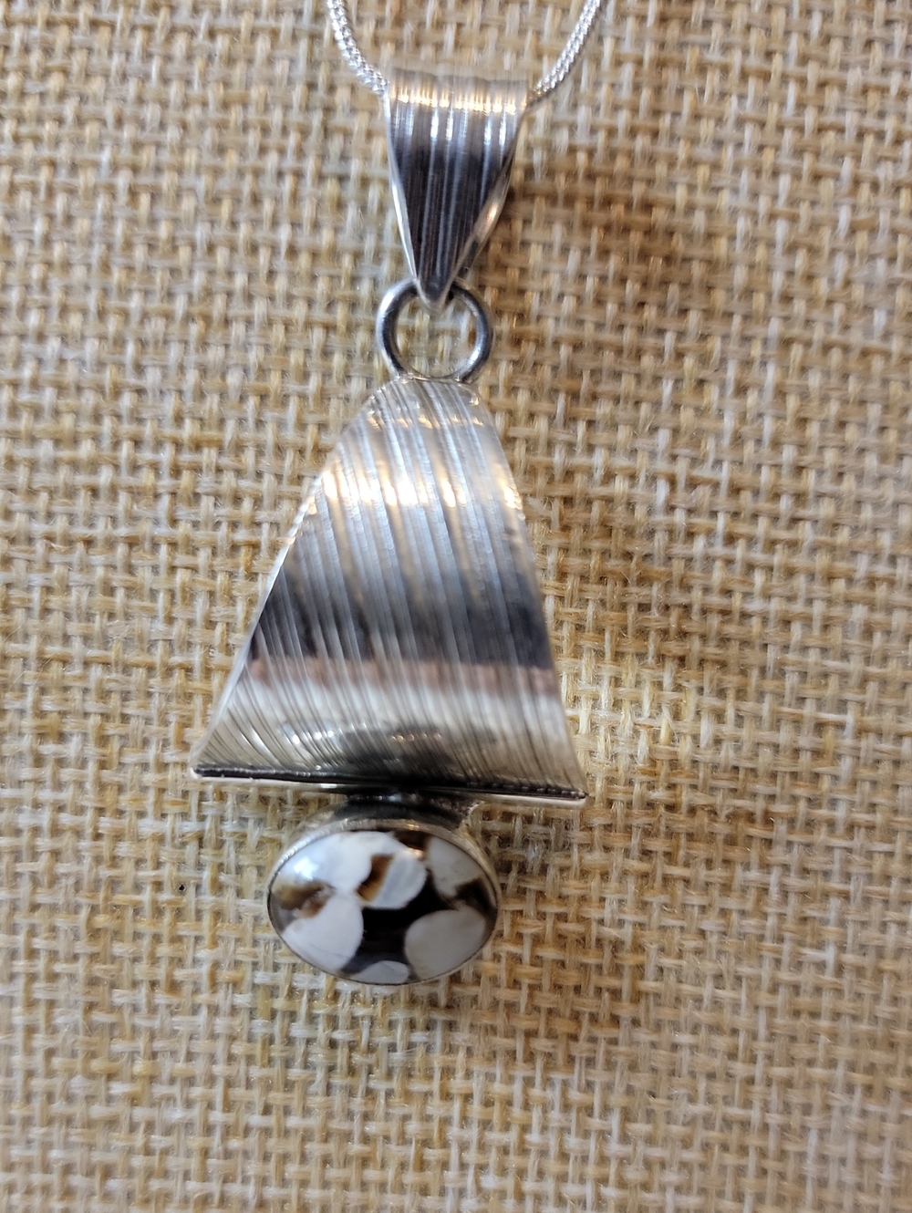 UV Reactive Septarian Stone Artisan Necklace